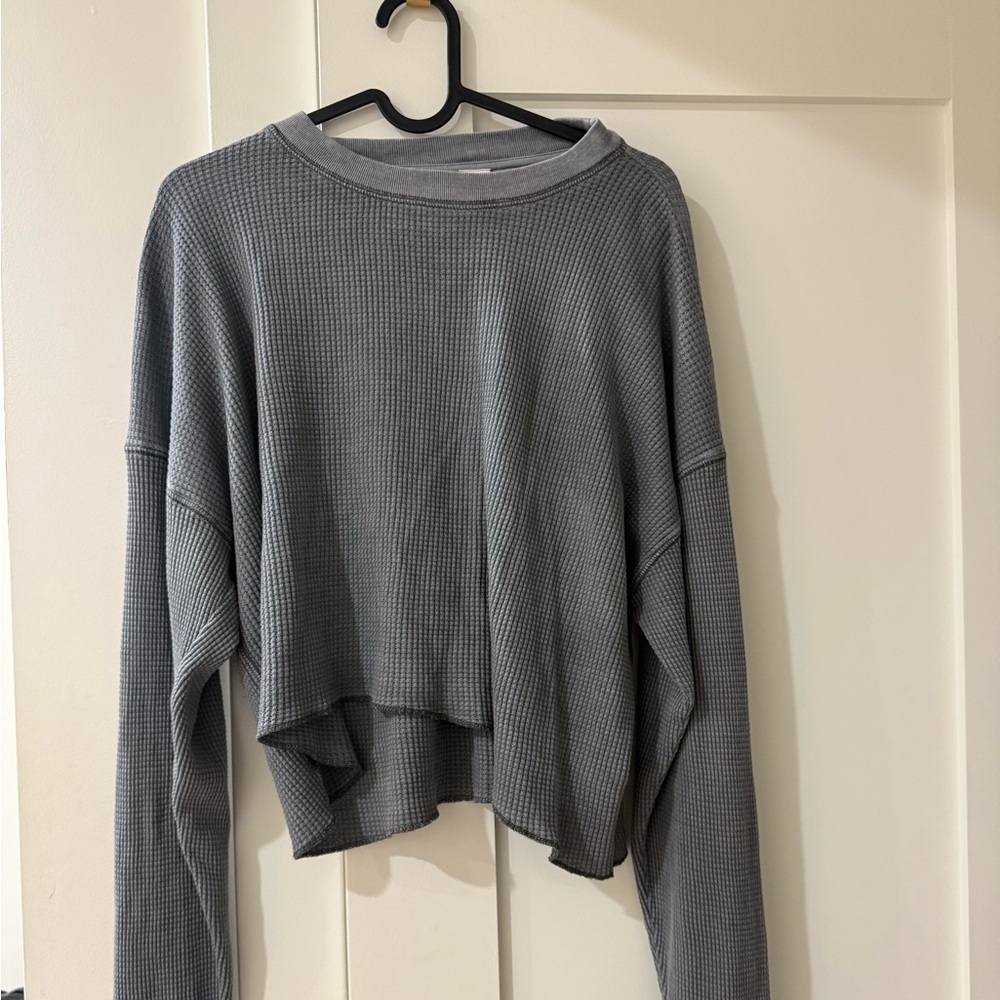 TNA (Aritzia) | Waffle Knit Lounge Top - NWOT